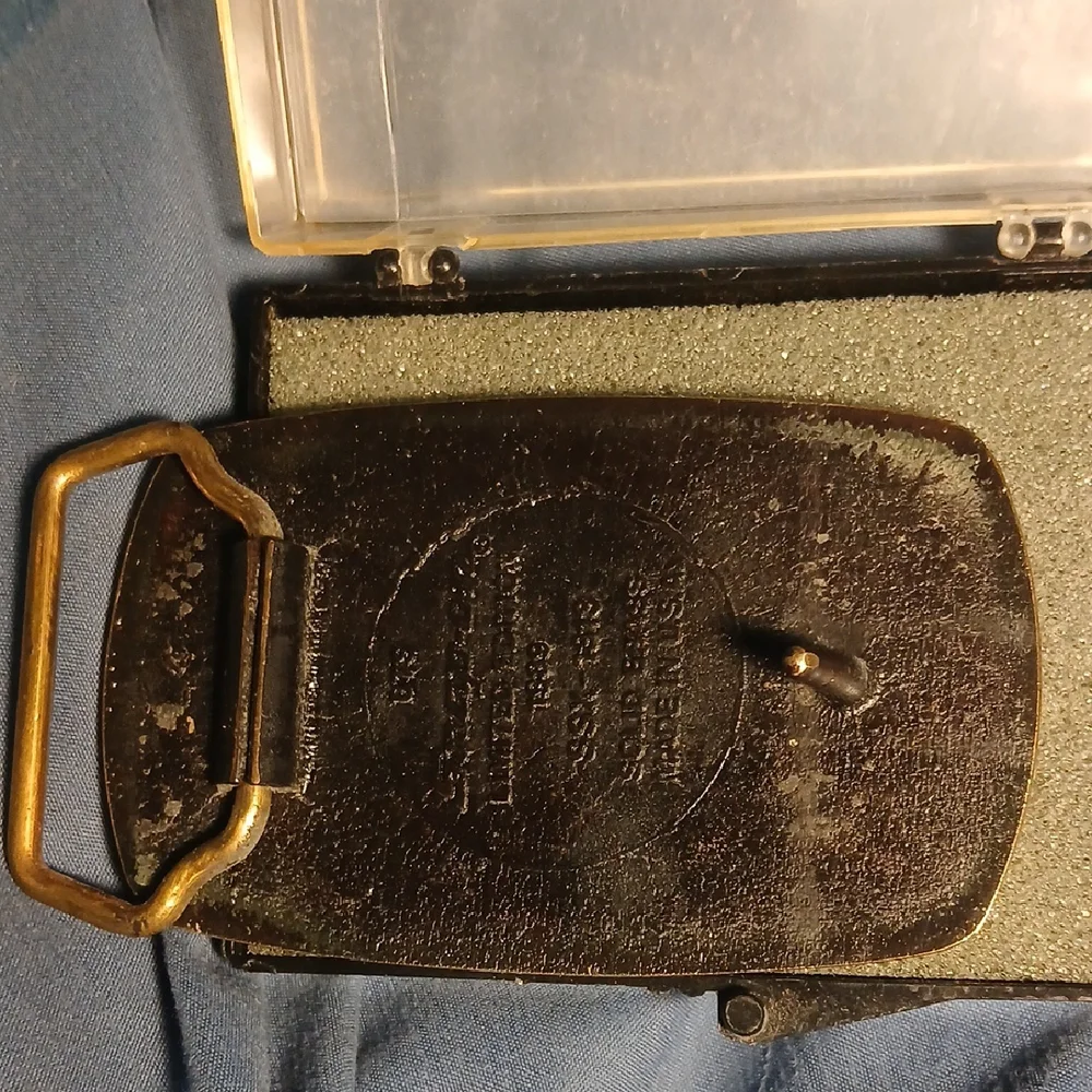 Snap-on Limited Edition 1989 Solid Brass Belt Buckle